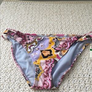 Colorful Paisley Bikini Bottom